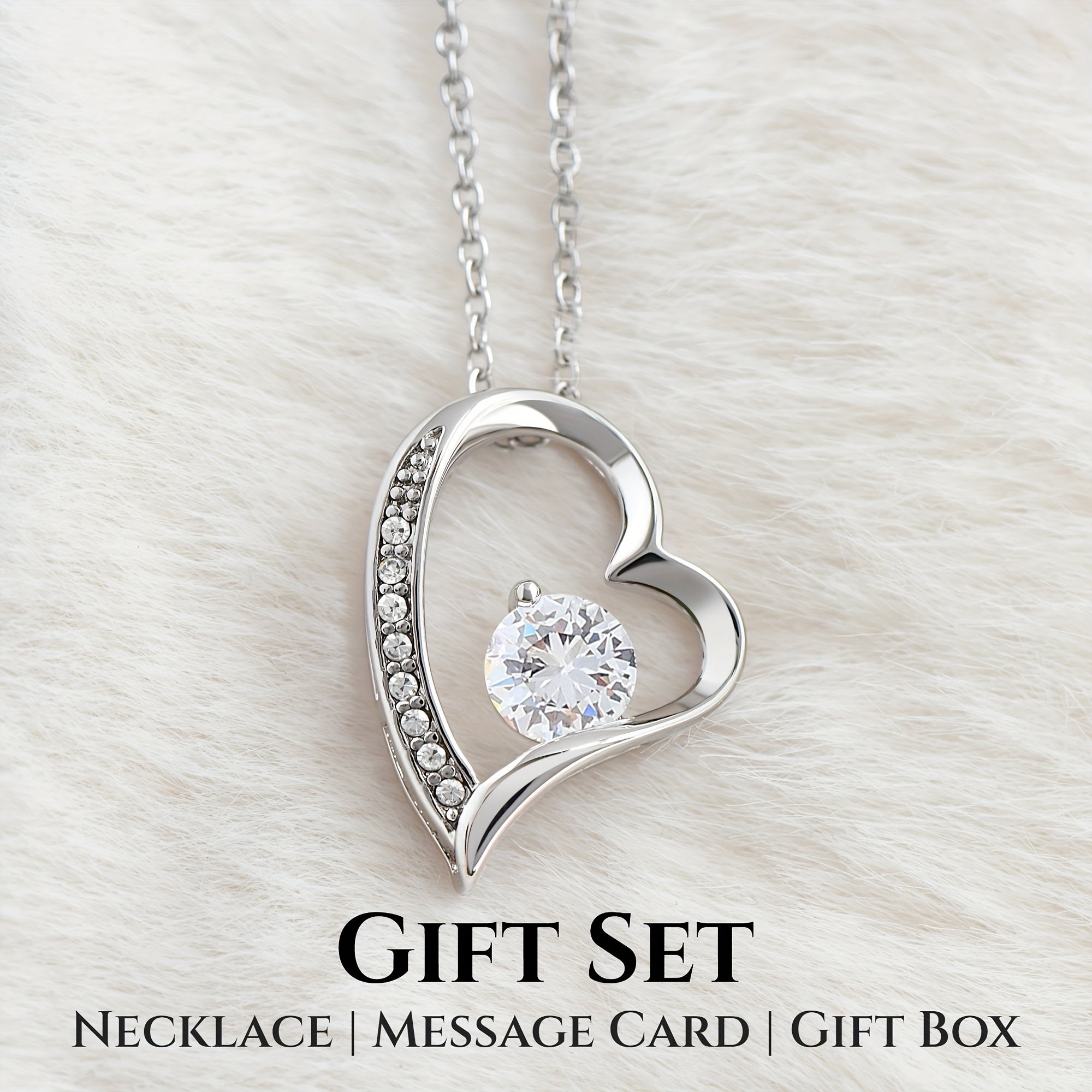 Mom Necklace To My Mom Heart Necklace Mother Gift Accessories Jewelry
