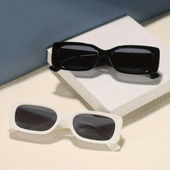 Rectangle Sunglasses for Women Men UV400 Sun Shades for Beach Travel