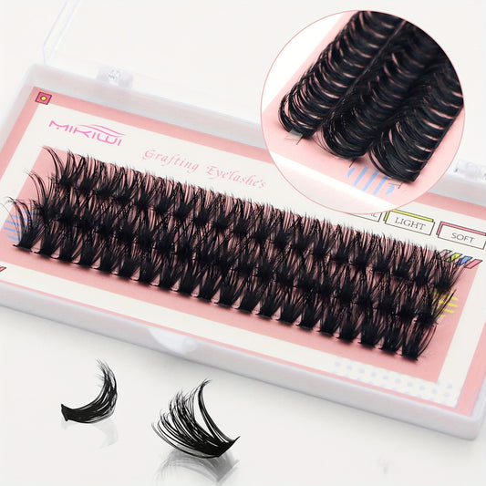 60Pcs Lash Clusters 50D 60D 80D DIY Eyelash Extension DD Curling Volume