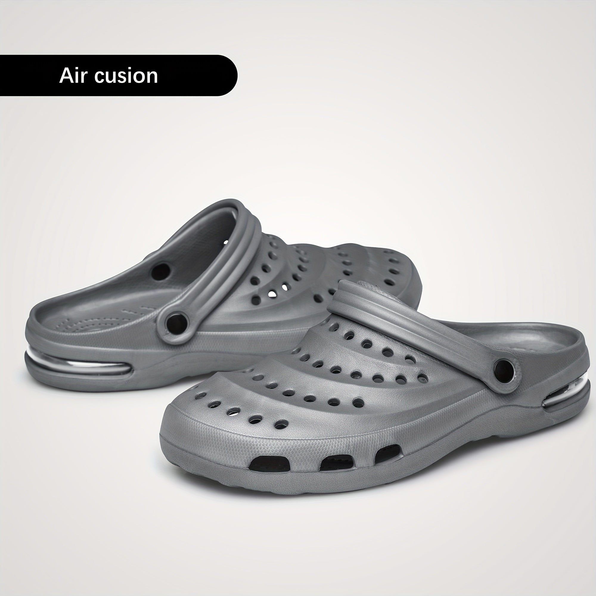 Women's Air Cushion Clogs Hollow Out Adjustable Strap Sandals