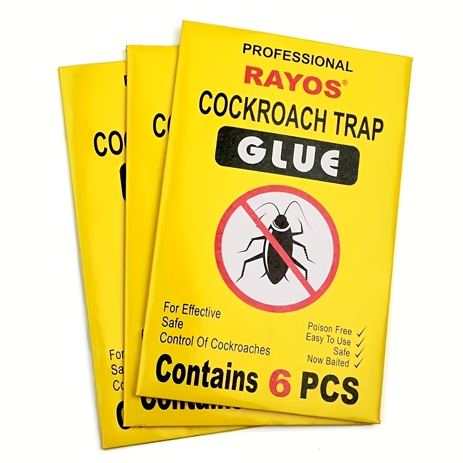 12pcs Cockroach Sticker Trap Sticky Cockroach Board Insect Traps