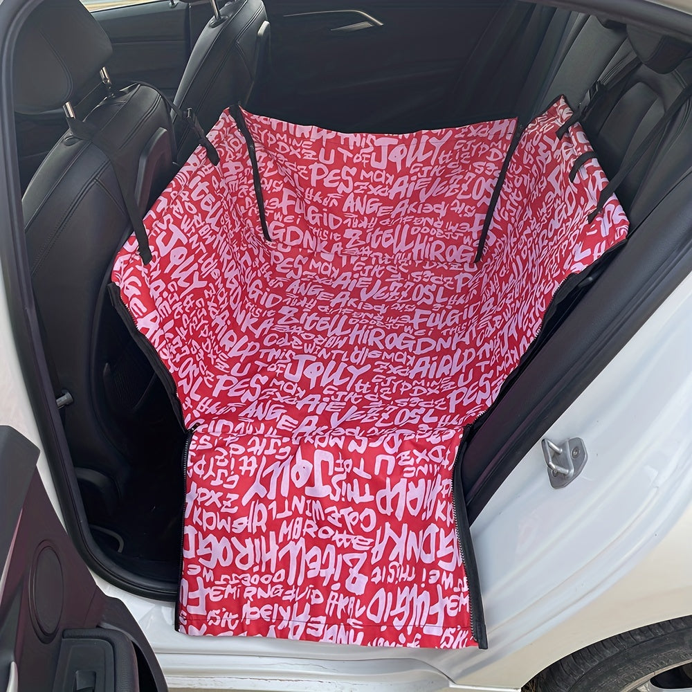 Waterproof Dog Car Seat Cover for Back Seat