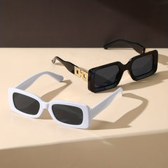 Rectangle Sunglasses Retro UV400 Sun Shades For Women Men