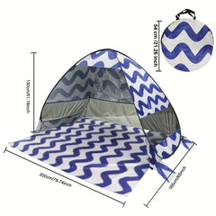 UPF50 UV Protection Fully Automatic Folding Beach Tent Sun Shelter