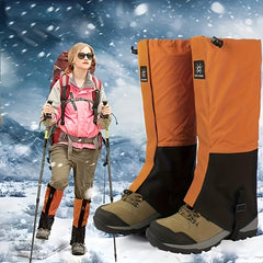 2PCS Waterproof Leg Gaiters for Hiking Walking Camping Climbing