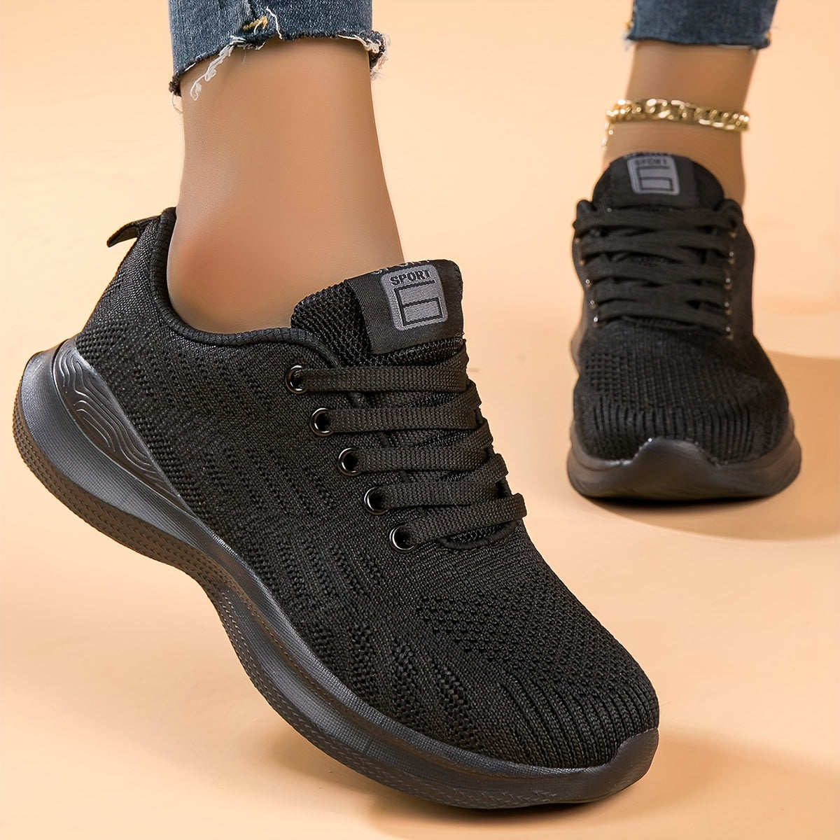 Women's Lace Up Lightweight Athletic Running Shoes Comfortable Casual Sneakers