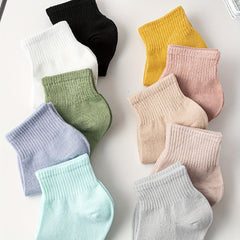 10 Pairs Women's Crew Short Socks Breathable Stockings