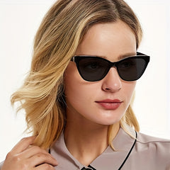 Cat Eye Sunglasses Rivet Decor Anti Glare UV400