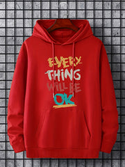 Everything Will Be OK Print Hoodie Hoodies For Men