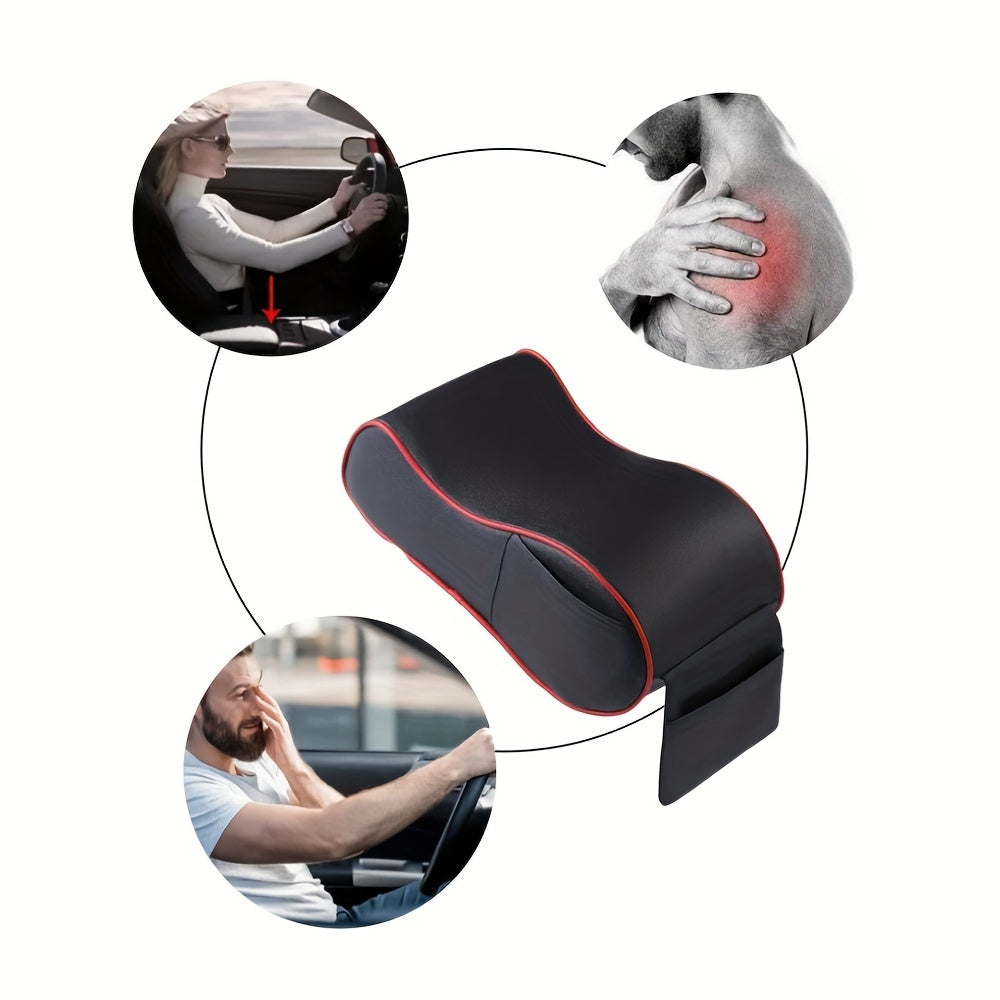Universal PU Leather Car Armrest Protection Mat Cushion