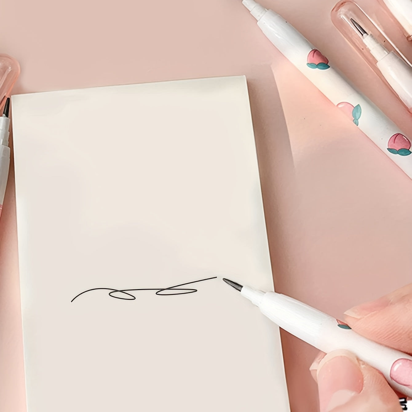Pink Peach Series Auto Pencil & Refill Pack
