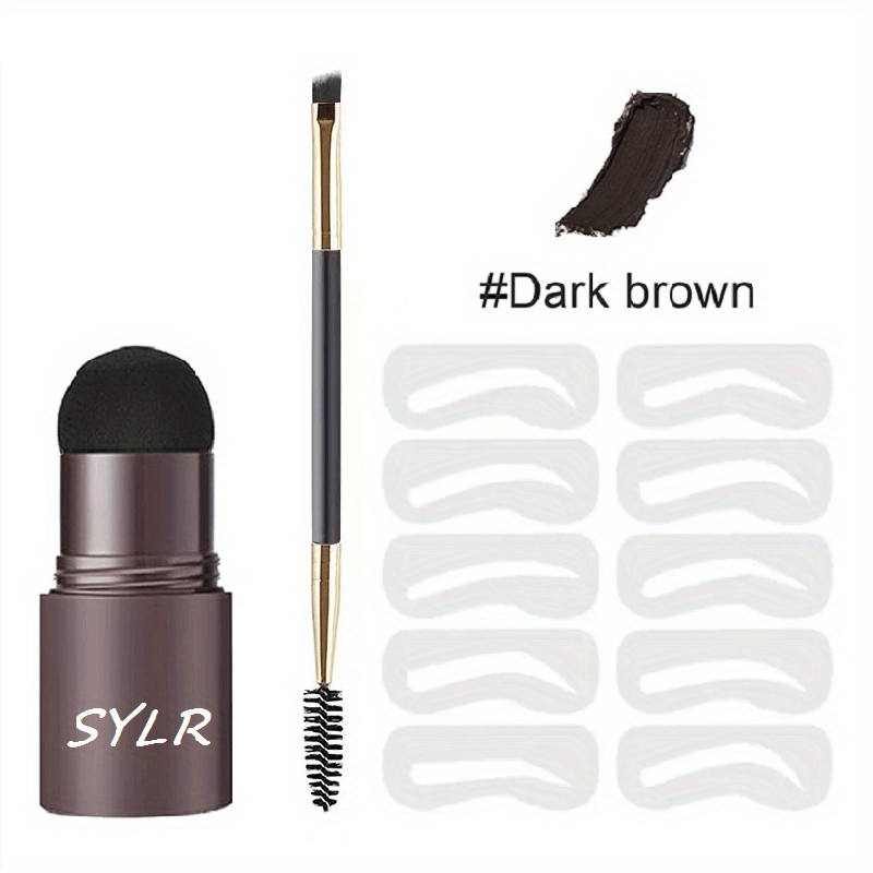 Waterproof Eyebrow Stamp Set Light Brown