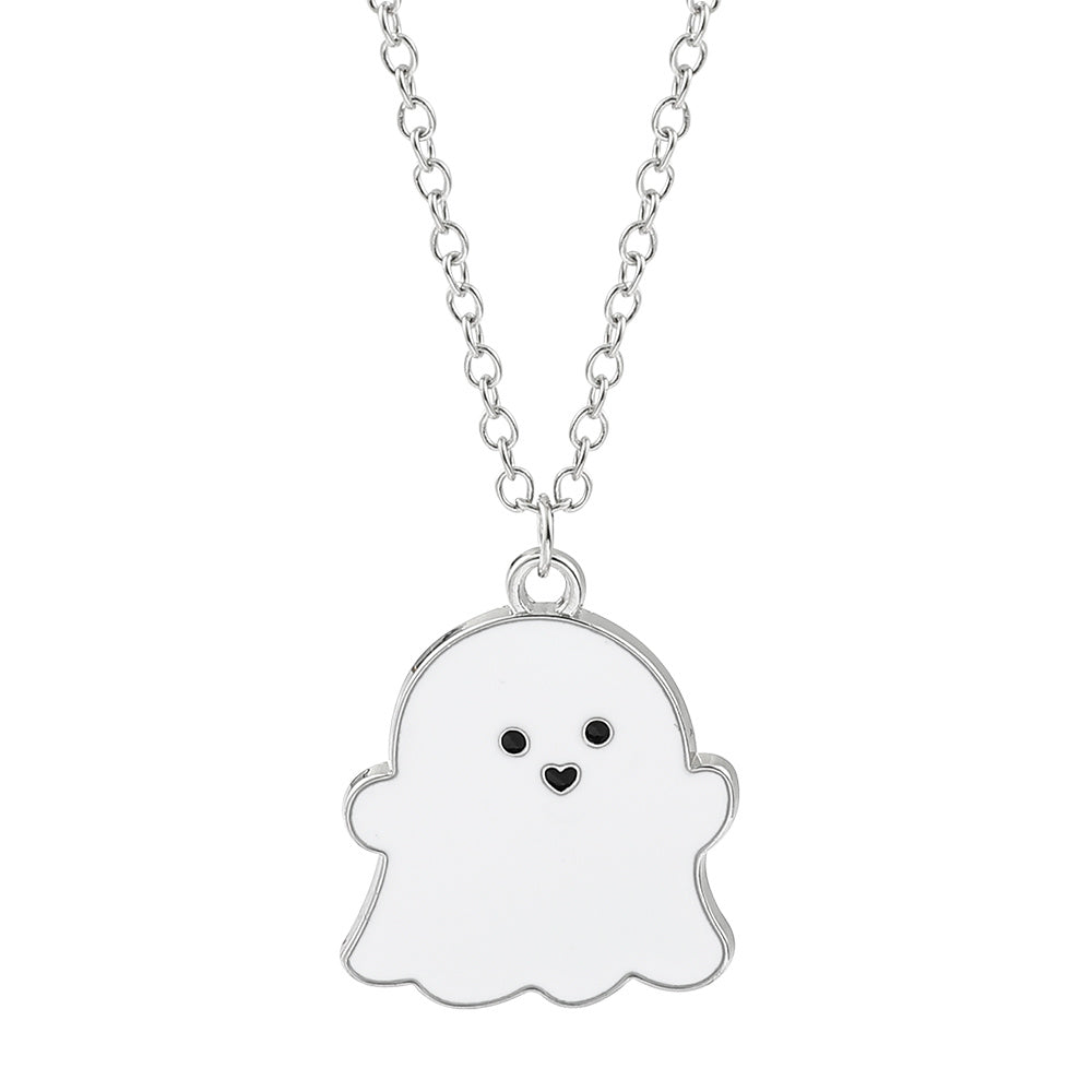 Men's Ghost Alloy Pendant Necklace