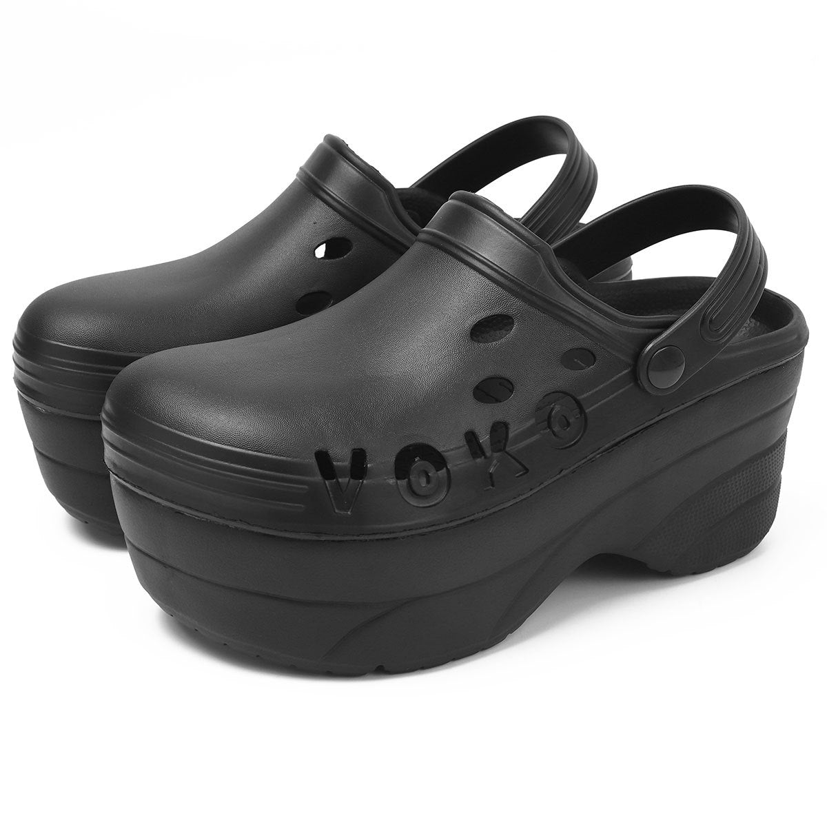 Women's Platform Hollow Out Clogs Lightweight Non Slip Beach Sandals