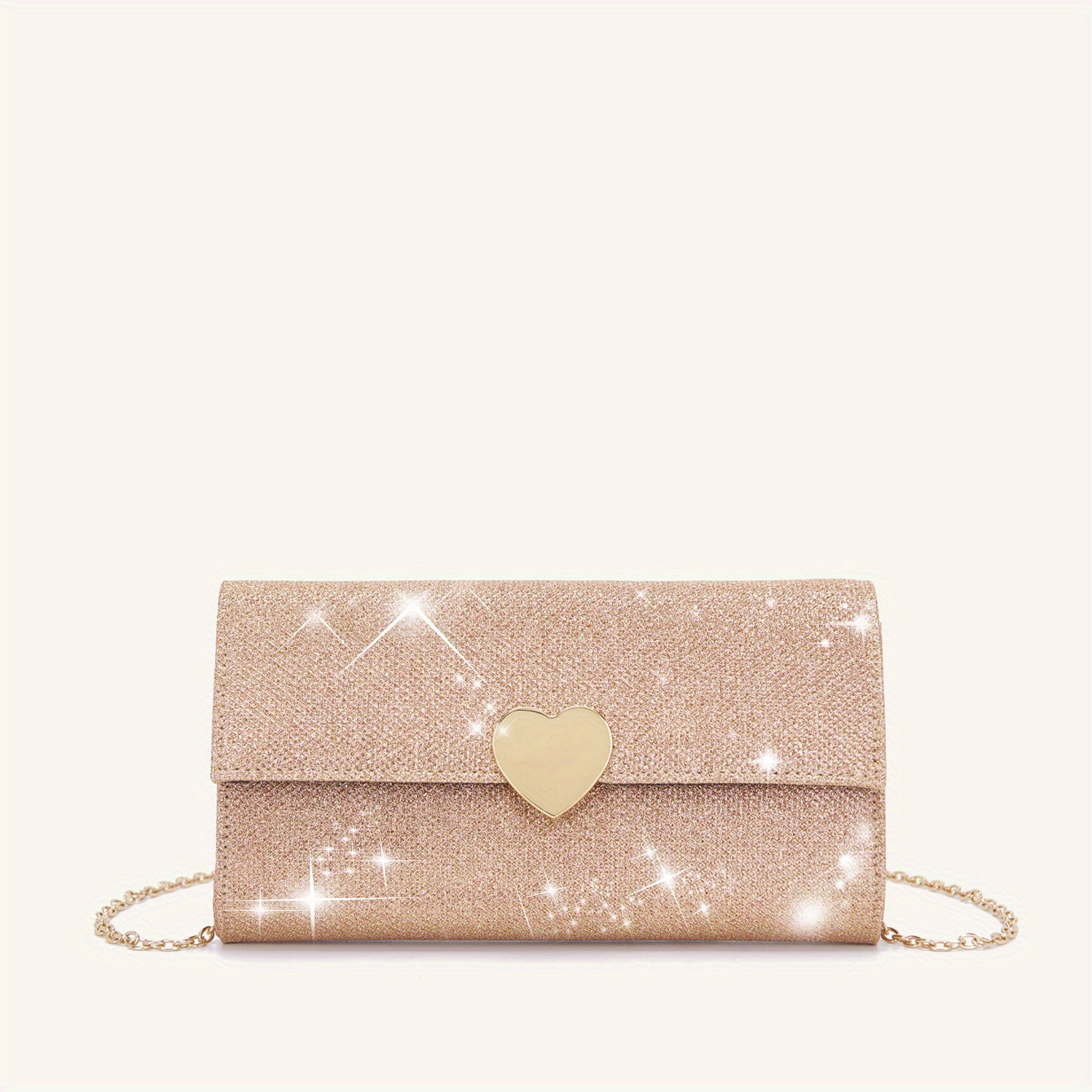 Glitter Evening Clutch Bag Dinner Purse For Wedding Party Prom