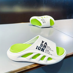 Men's Non Slip Platform Slides Soft Sole Cloud Slides for Indoor Outdoor