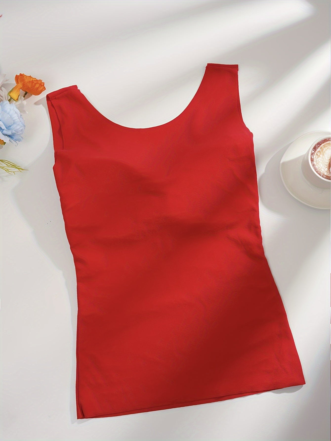 Floral Lace Thermal Sleeveless Top Women's Lingerie