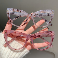 Cat Eye Eyeglasses For Women Light Blocking Computer Glasses