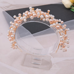 Golden Beaded Headband Wedding Bridal Headband