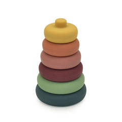 Colorful Silicone Stacking & Nesting Blocks for Toddlers