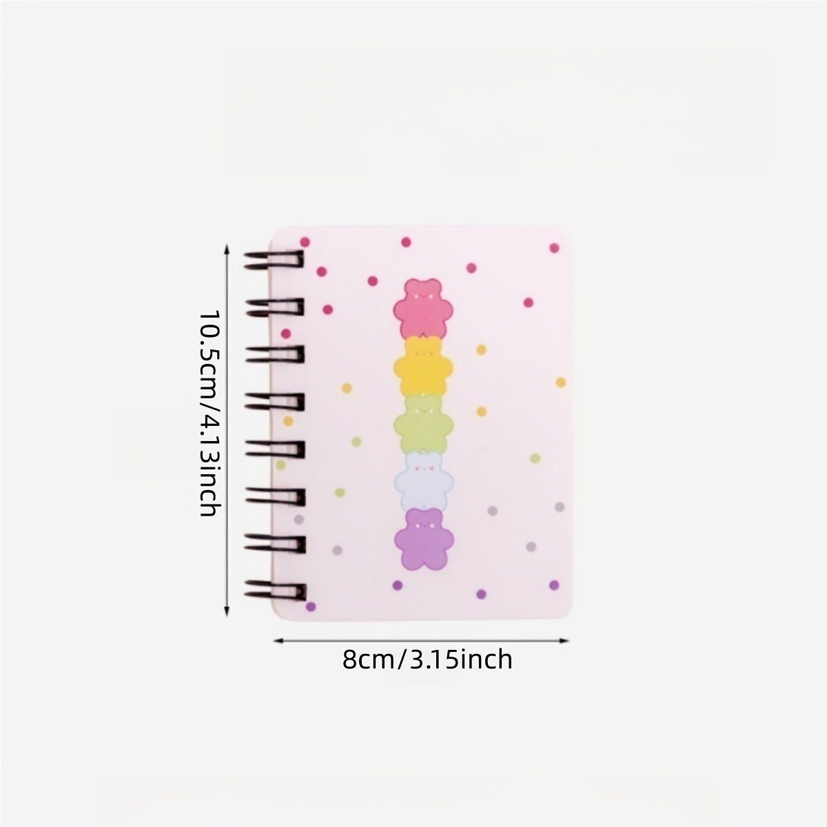Small Flower Bear Love Happy Face Notebook Journal Book Notepad
