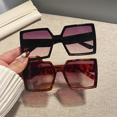 Oversized Square Sunglasses Gradient Glasses Driving UV400