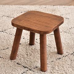 Solid Wood Shoe Changing Stool for Living Room Entrance Bathroom Bedroom
