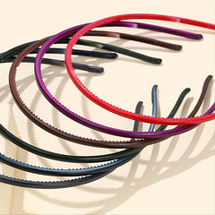 6pcs Teeth Comb Headband Plastic Hair Band Non-slip Hard Hair Hoop