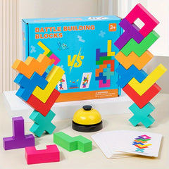 Wooden Balance Stacking Blocks Game for Kids