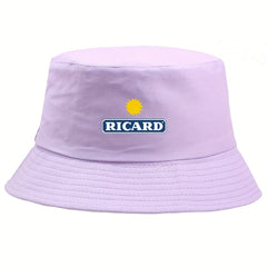 Unisex Bucket Hat Solid Cotton Sunscreen Fisherman Cap Lightweight Couple