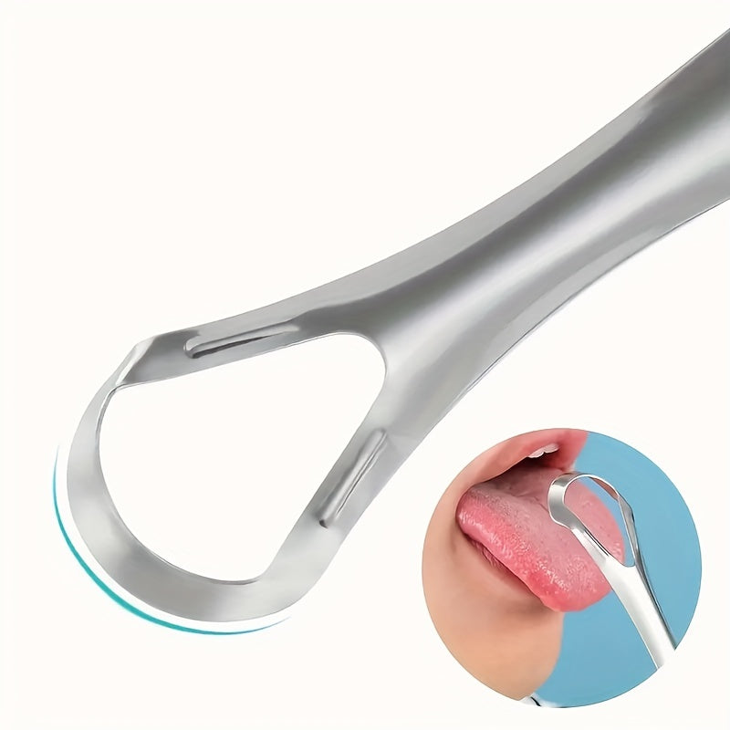 Stainless Steel Tongue Scraper Cleaner for Men Women