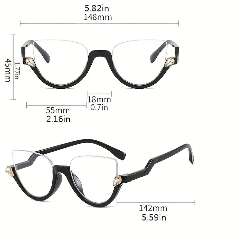 Cat Eye Blocking Glasses For Women Protect Against Eye Strain And Glare