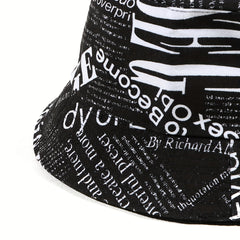 Reversible Sunscreen Bucket Hat Lightweight Outdoor Beach Cap