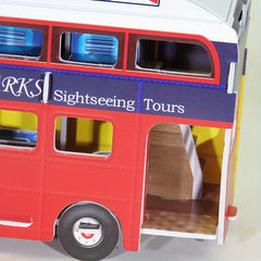 London Double Layer Bus 3D Puzzle Foam Toy Model Kit DIY Educational Car Series
