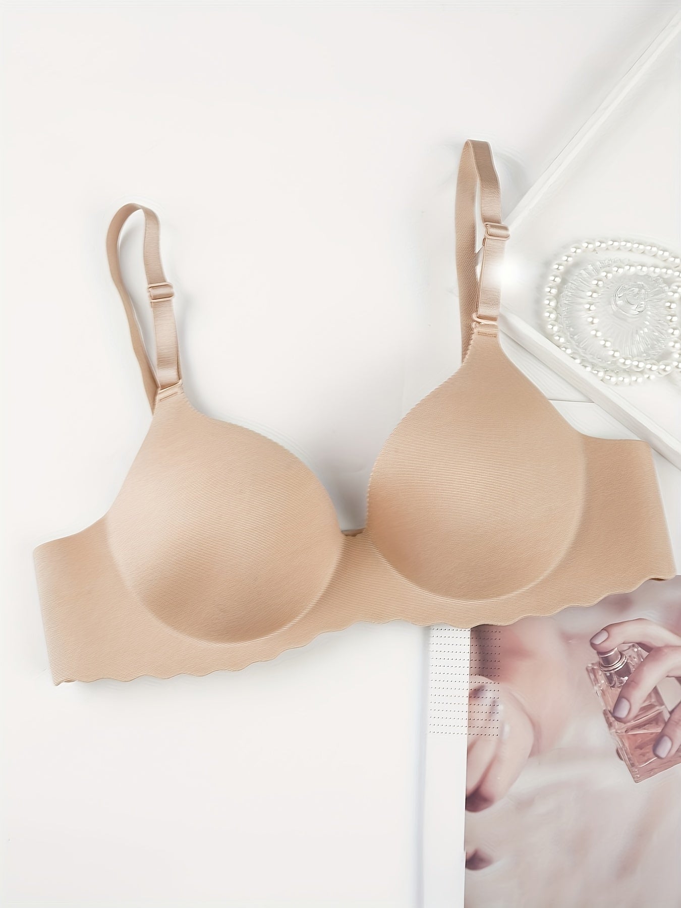 Leopard Print Push Up Bra High Support T shirt Bra Women's Lingerie