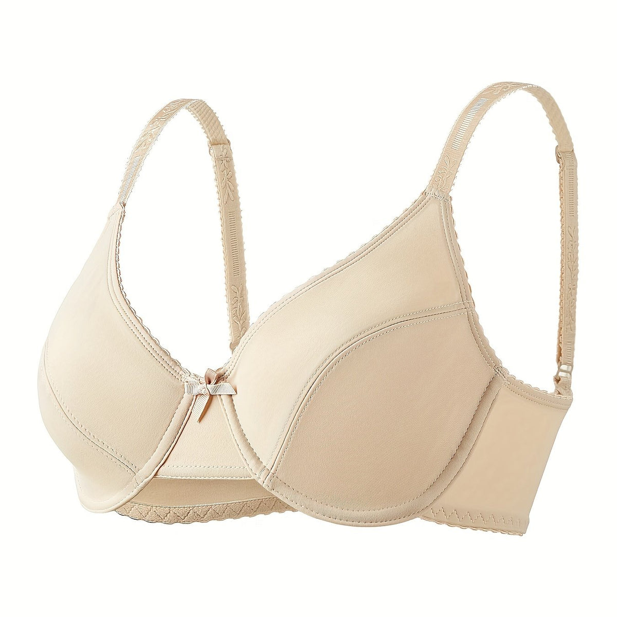 Women's Full Coverage Bra Comfy & Breathable Bow Tie Lingerie