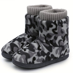 Women's Camo Faux Fur Lined Winter Snow Boots