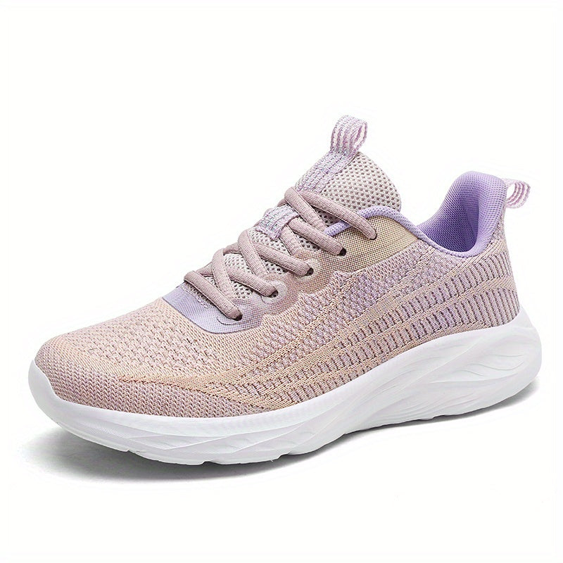 Women's Mesh Sneakers Lace Up Non slip Running Shoes Comfort Soft Sole