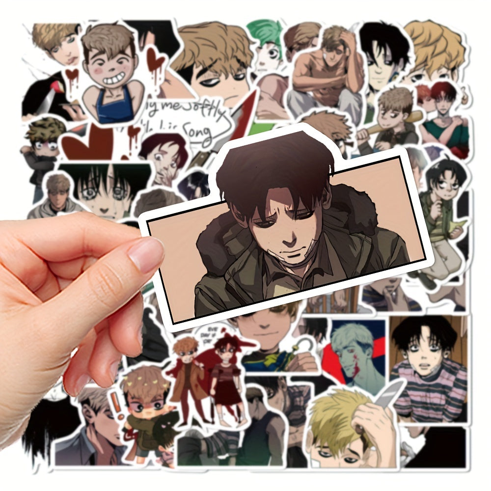 50pcs Anime Kill Tracking Series Stickers Waterproof DIY Creative Stickers