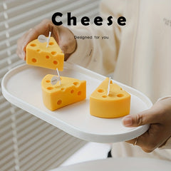 Cheese Scented Candles 4pcs Soy Wax Bedroom Bathroom Wedding Decor