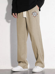 Floral Print Joggers Men's Casual Stretch Waist Sweatpants