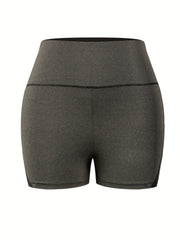  Women's High Rise Skinny Fitness Shorts