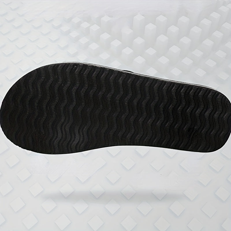 Men's Non Slip Outdoor Flip Flops - Casual Walking Slippers