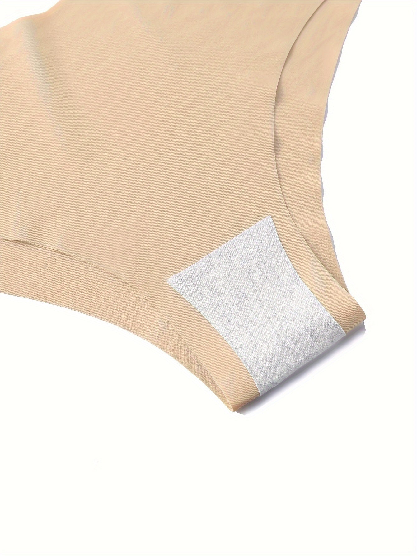 Seamless Solid Bra & Panties Set Soft Intimates Lingerie Women's Underwear
