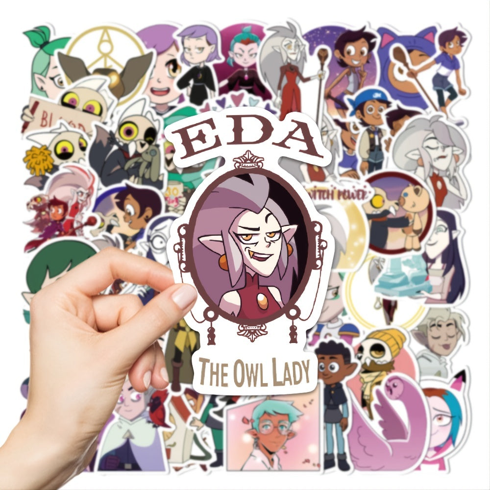 50pcs Owl Magic Club Series Waterproof Sticker DIY Creative Toys Gift