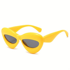 Y2K Inflated Cat Eye Sunglasses UV400