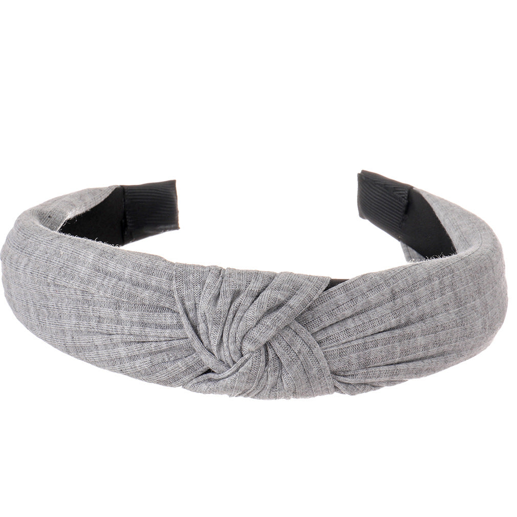 Twist Knotted Headband Solid Hair Hoop Cross Knot Women's Hair Accessories