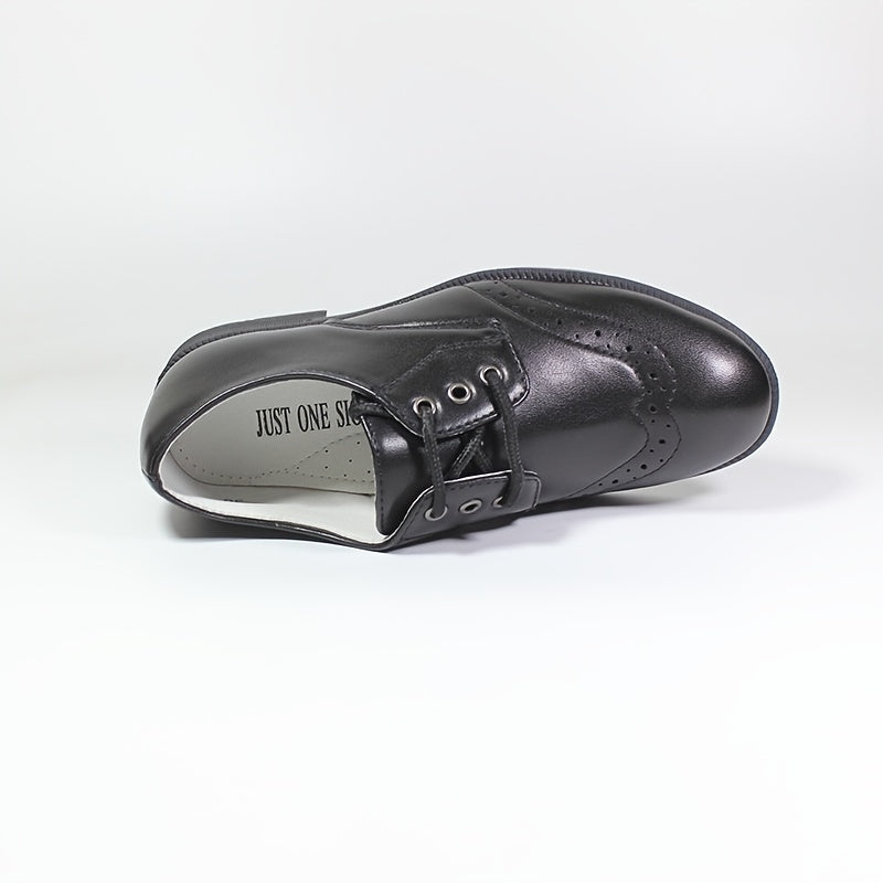 Boys Wing Tip Brogue Oxford Shoes Dress Shoes Durable Non Slip Formal Shoes