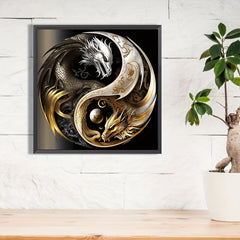 DIY Round Full Diamond 5D Diamond Art Wall Decor Kit