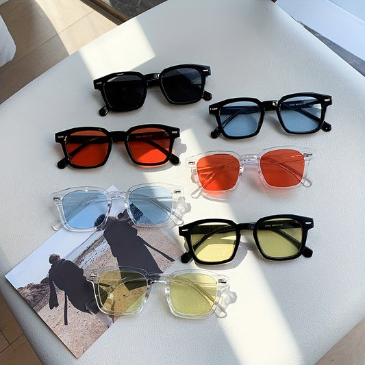 Retro Square Sunglasses UV400 Sun Shades Glasses